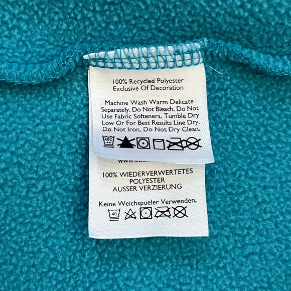 Women’s Eddie Bauer Fleece Bahama Blue Zip Vest, Size Large, Like New Condition - Picture 6 of 7